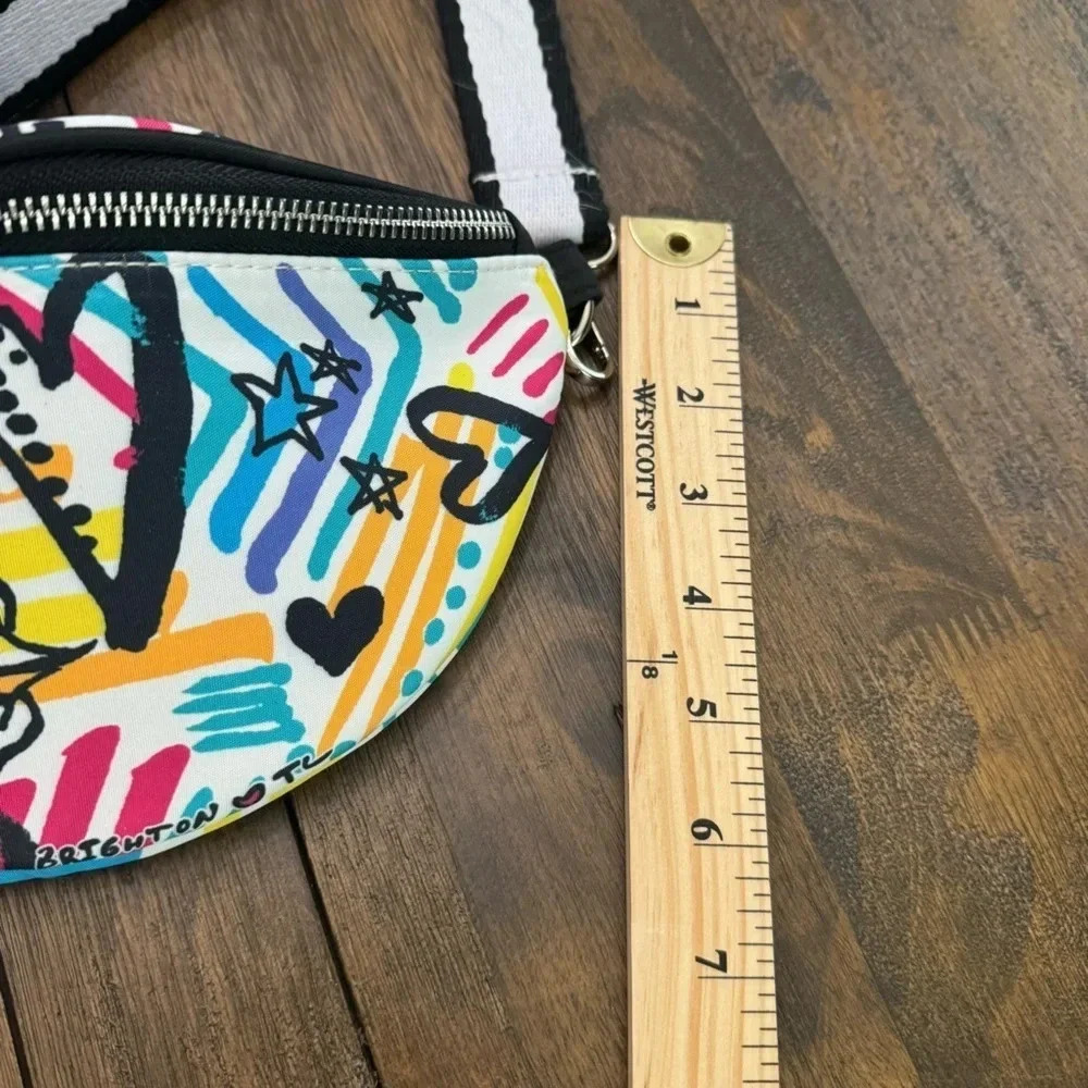 Brighton Graffiti Love Cross Body Belt Bag. Excellent condition. Retail $78 - Picture 7 of 9